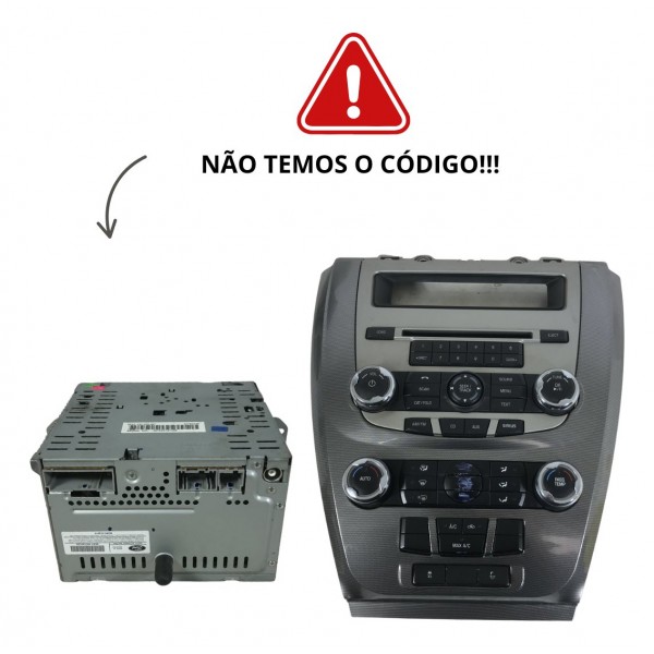 Comando Central Painel Rádio Ford Fusion 2010 2011 Detalhe