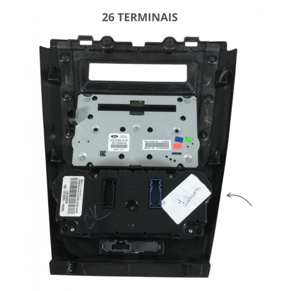 Comando Central Painel Rádio Ford Fusion 2010 2011 Detalhe