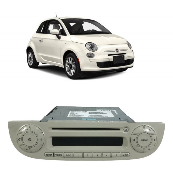 Rádio Cd Player Fiat 500 2012 2013 2014 2015 2016 2017