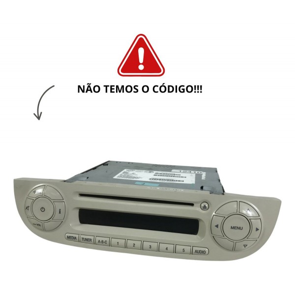 Rádio Cd Player Fiat 500 2012 2013 2014 2015 2016 2017