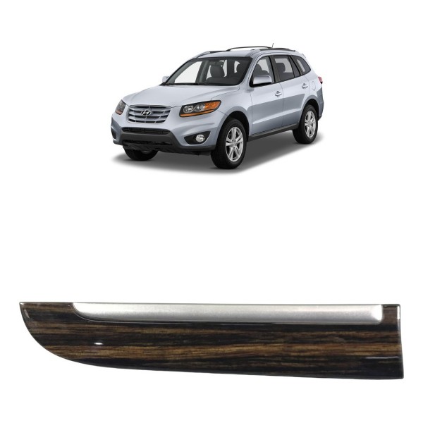 Acabamento Painel Esquerdo Hyundai Santa Fe 2010 2011 2012