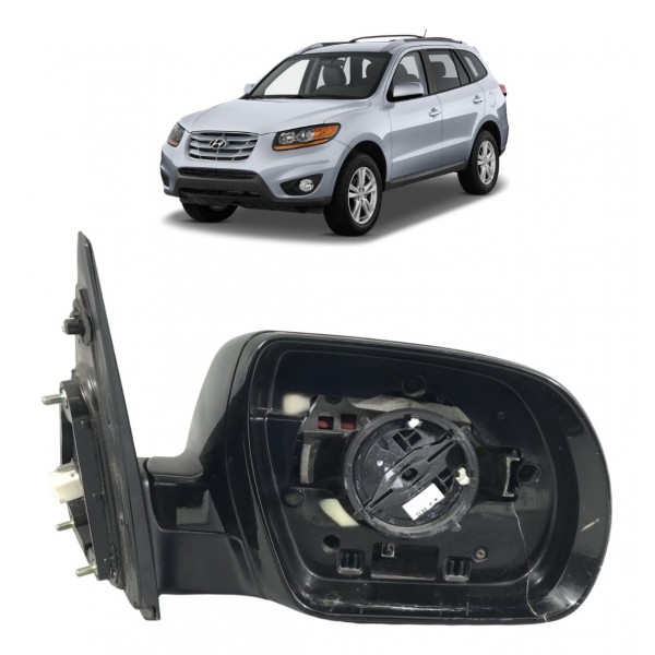 Retrovisor Direito Hyundai Santa Fe S/espelho C/detalhe 2012