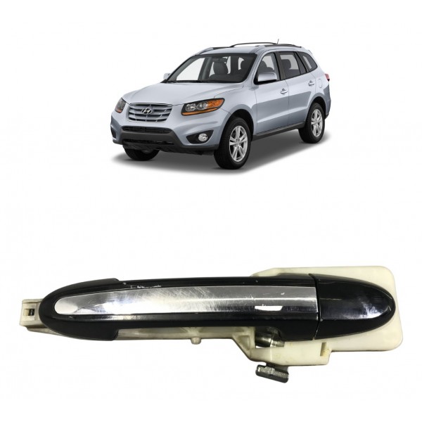 Maçaneta Externa Traseira Direita Santa Fe 2010 2011 Detalhe