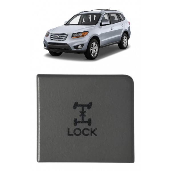 Botão Controle Tração Lock Hyundai Santa Fé 2010 2011 2012