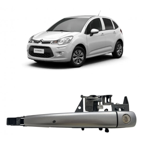 Maçaneta Externa Dianteira Esquerda Citroen C3 1.6 2018 2019