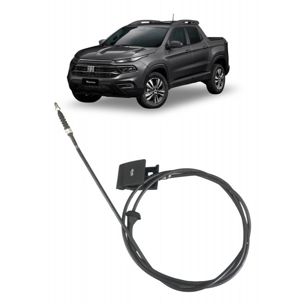 Cabo Alavanca Puxador Capo Fiat Toro 2021 2022 2023