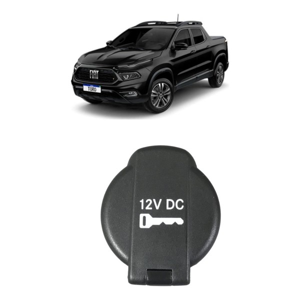 Tomada 12v Fiat Toro 2016 2017 2018 2019 2020 2021 A 2023