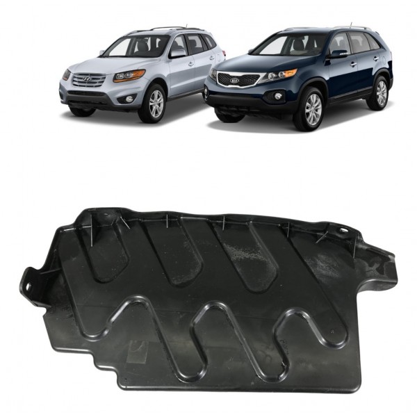Protetor Motor Esquerdo Santa Fe Kia Sorento 2010 2011 2012