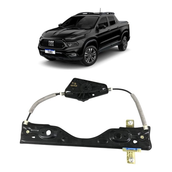 Máquina Vidro Traseiro Direito Fiat Toro 2021 2022 S/motor