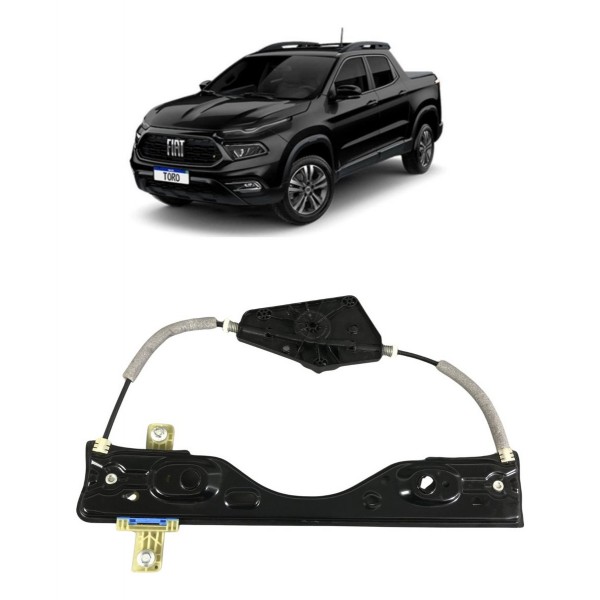 Máquina Vidro Traseiro Esquerdo Fiat Toro 2021 2022 S/motor