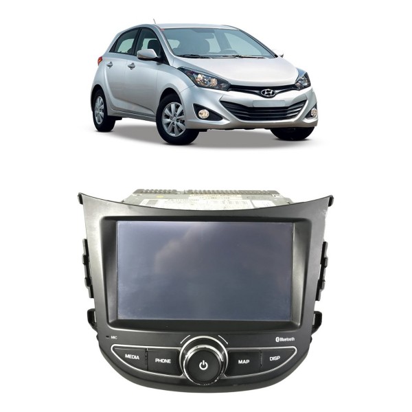 Central Multimídia Bluetooth Hyundai Hb20 2014 2015 S/código