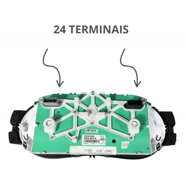 Painel Instrumentos Renault Clio Logan Sandero 2015 Detalhe