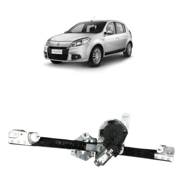 Maquina Vidro Dianteiro Esquerdo Renault Sandero 2013 2014