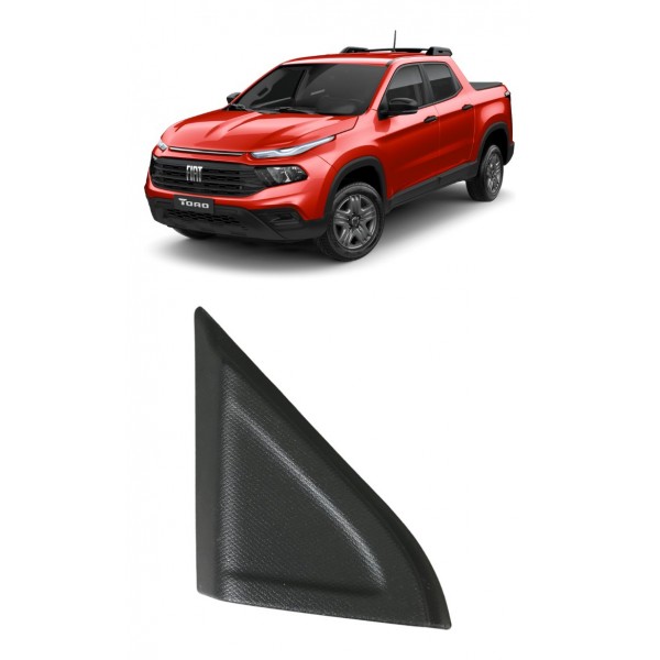 Acabamento Interno Retrovisor Esquerdo Fiat Toro 2018 A 2023