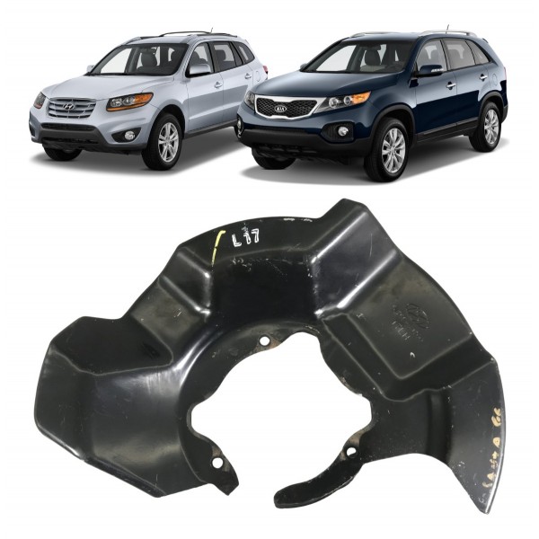 Espelho Freio Dianteiro Esquerdo Santa Fé Kia Sorento 2012