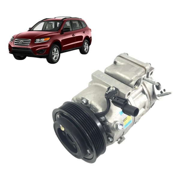 Compressor Ar Santa Fé Gls 2.7 V6 2007 08 09 10 11 2012
