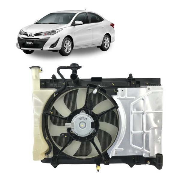 Kit Radiador Toyota Yaris 1.5 2019 20 21 22 2023 C/ Detalhe