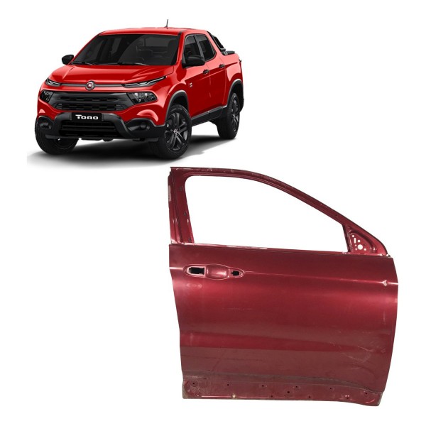 Porta Dianteira Direita Fiat Toro Freedom 2021 C/detalhe