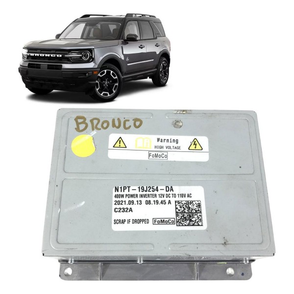 Módulo Conversor Energia Ford Bronco 2.0 2021 2022 2023 2024