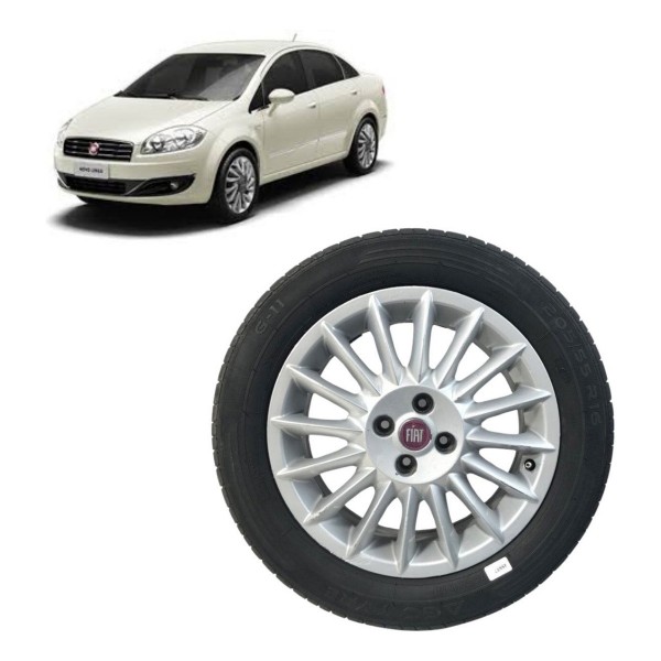 Roda C/pneu Aro16 205/55 Fiat Linea 2010