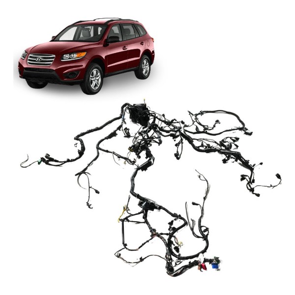 Chicote Caixa Fusível Hyundai Santa Fé 2.7 2009 10 11 2012