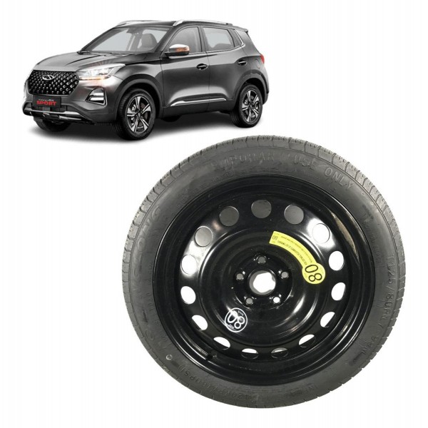 Estepe Fino 125/80 R17 Tiggo 5x Sport 1.5 16v 2023 2024 2025