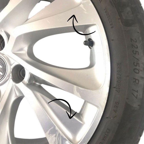 Roda C/pneu 225/50 R17 Citroën C4 Lounge 2013 2014 C/detalhe