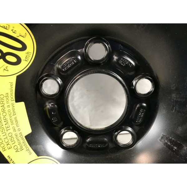 Estepe Fino Roda 125/80 R17 Volvo Xc60 T5 2.0 2015