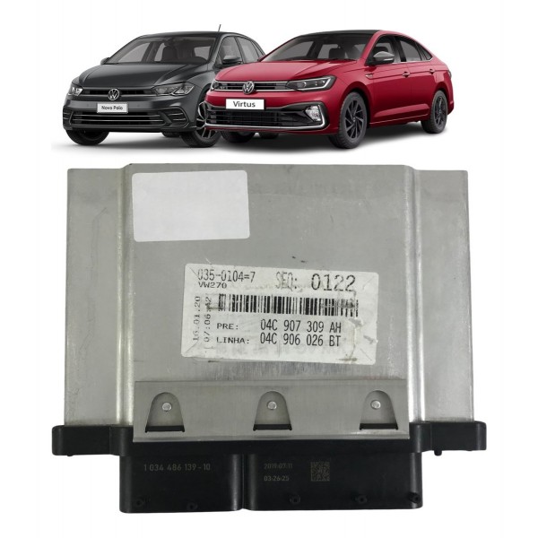 Modulo Injeção Volkswagen Polo Virtus 1.0 2018 19 21 22 2023