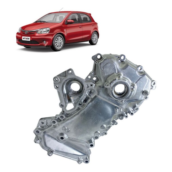 Tampa Motor Bomba Óleo Toyota Etios 1.5 2016 À 2021 Detalhe