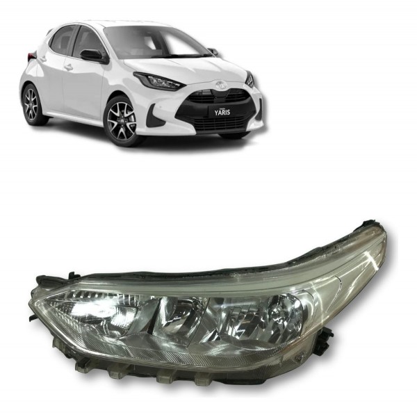 Farol Esquerdo Toyota Yaris 2018 Á 2021 Retirada De Peças