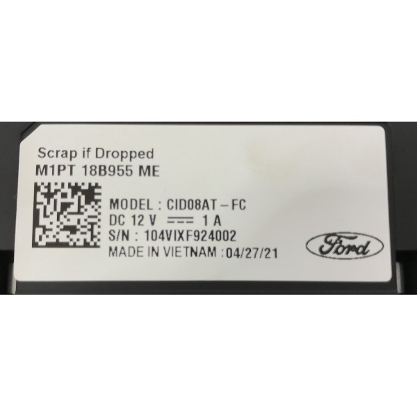 Módulo Estacionamento Ford Bronco 2.0 2021 2022 2023 2024