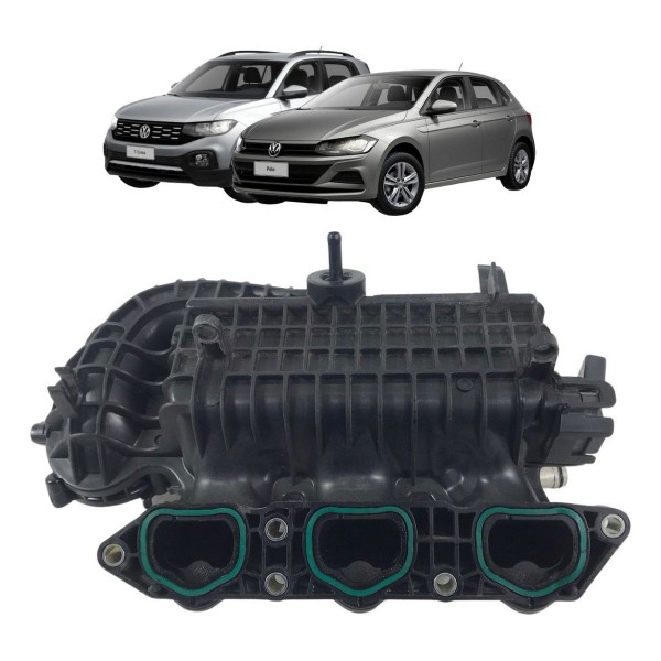 Coletor Admissão Óleo Resfriador Vw T-cross 2017 À 2021