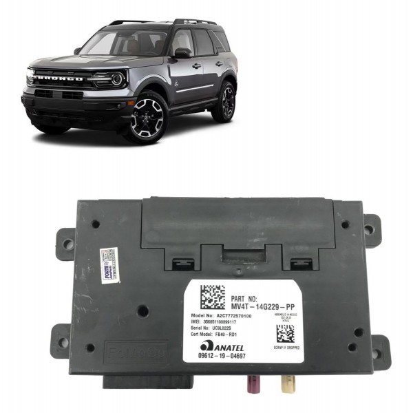 Módulo Controle Bluetooth Ford Bronco 2.0 2021 À 2024