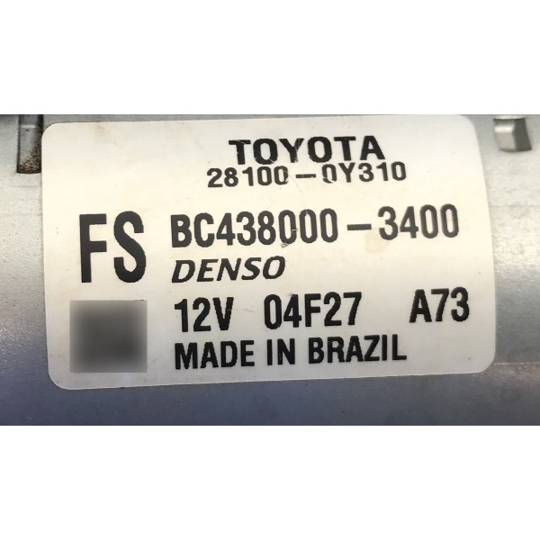 Motor De Arranque Toyota Etios Yaris 1.3 1.5 2019 À 2023