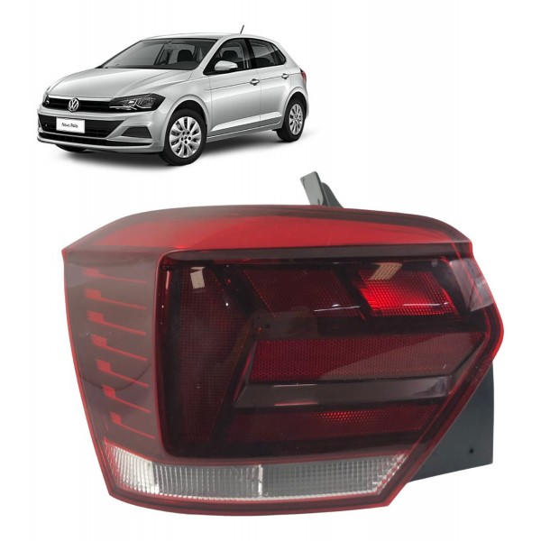 Lanterna Esquerda Volkswagen Polo Turbo 1.0 2020 21 22 2023