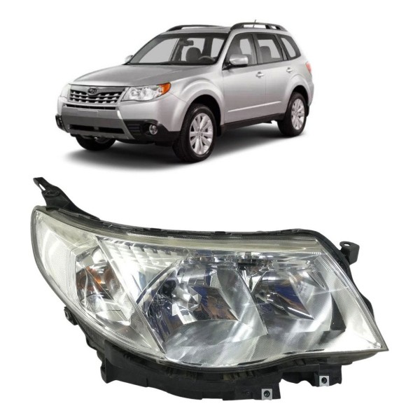 Farol Direito Subaru Forester 2.5 2008 2009 A 2012 C/detalhe Direito/passageiro