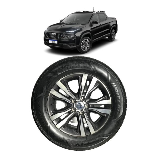 Roda C/pneu 225/65 Aro17 Fiat Toro Freedom 1.3 2021 2022