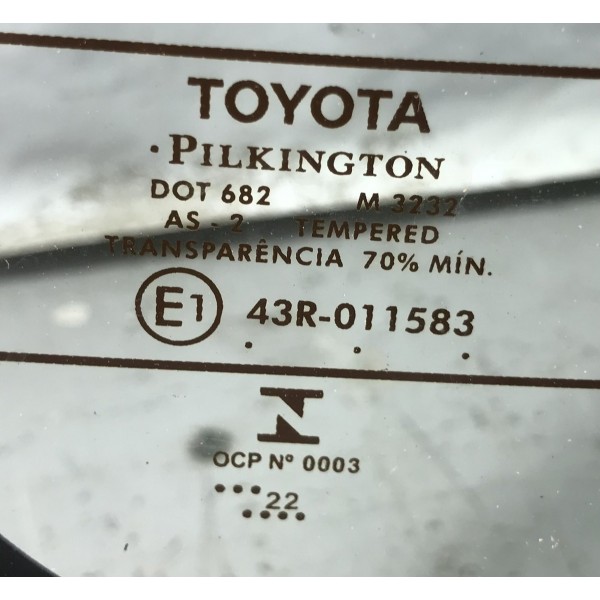 Vidro Traseiro Yaris Sedan Xl 1.5 2019 20 21 22 2023