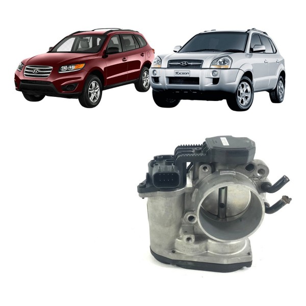 Corpo Borboleta Tbi Santa Fé 2.7 2008 2009 2010 2011 2012