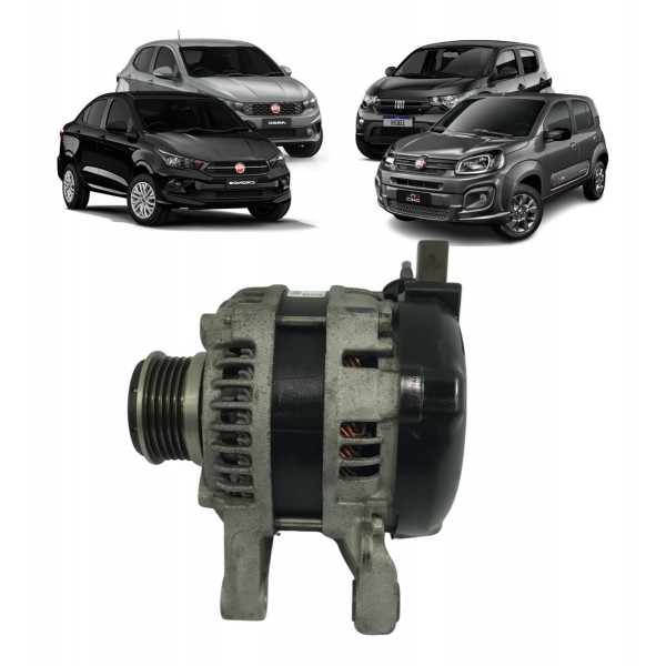 Alternador Fiat Mobi Argo Cronos Uno 1.0 1.3 2017 A 2023