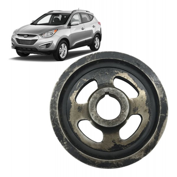 Polia Virabrequim Hyundai Tucson 2.0 2008 2009 2010 2011