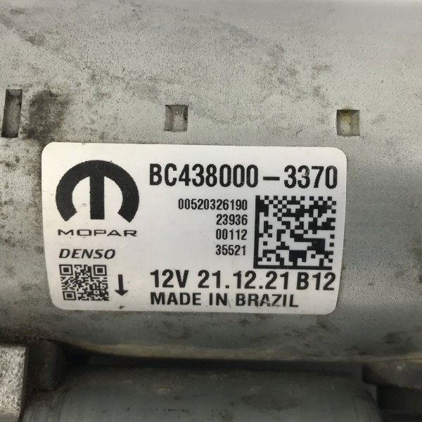 Motor Arranque Fiat Strada Mobi Argo Uno 2016 A 2020