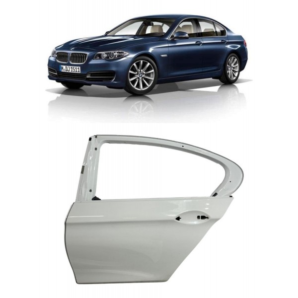 Porta Traseira Esquerda Bmw Serie 5 528i 2.0 Turbo 2012 2013