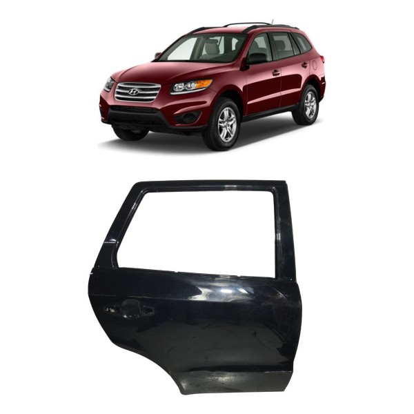 Porta Traseira Direita Santa Fe 3.5 2010 2011 Detalhe