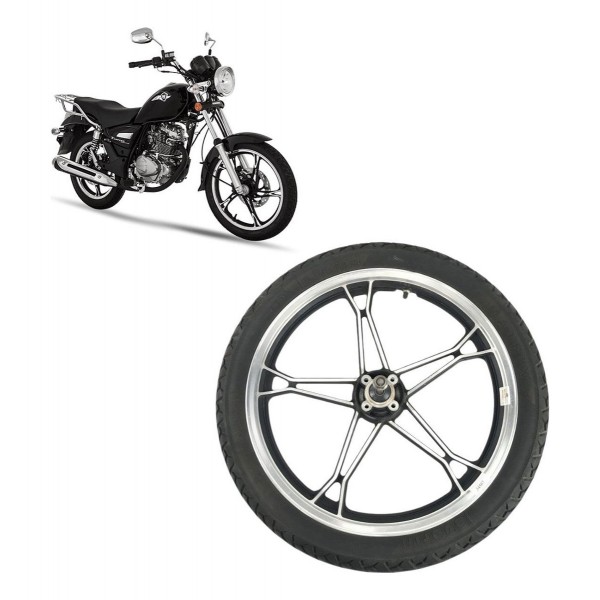 Roda Dianteira C/pneu 80/100-18 Suzuki Intruder 125 2010