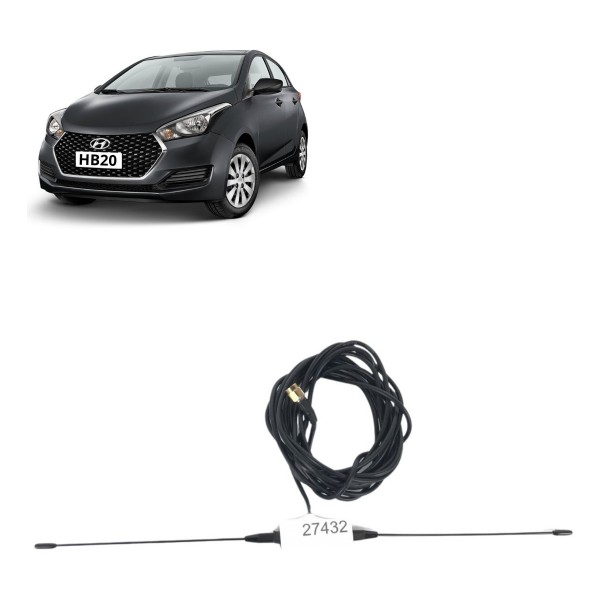 Cabo Antena Radio Hyundai Hb20 2013 14 15 16 17 18 2019