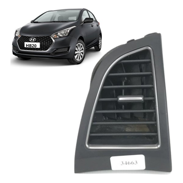 Difusor Ar Painel Direito Hyundai Hb20 2014 15 16 17 18 2019