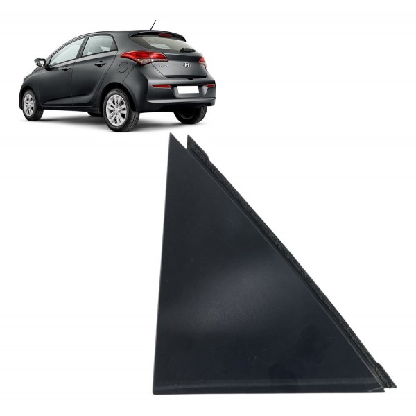 Moldura Externa Porta Traseira Esquerda Hb20 2016 17 18 2019