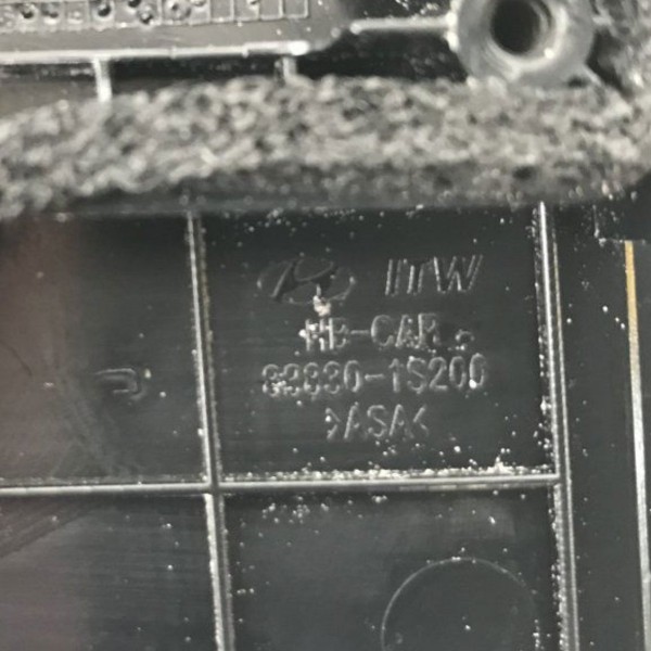 Moldura Externa Porta Traseira Esquerda Hb20 2016 17 18 2019